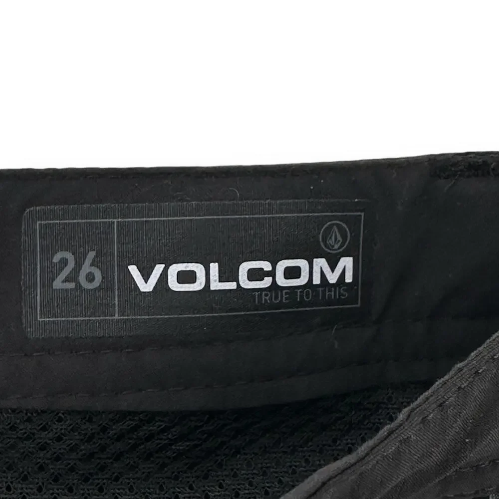 Volcom Frickin Cross Shred Static Shorts Big Boys Size 26 Medium 12 Black